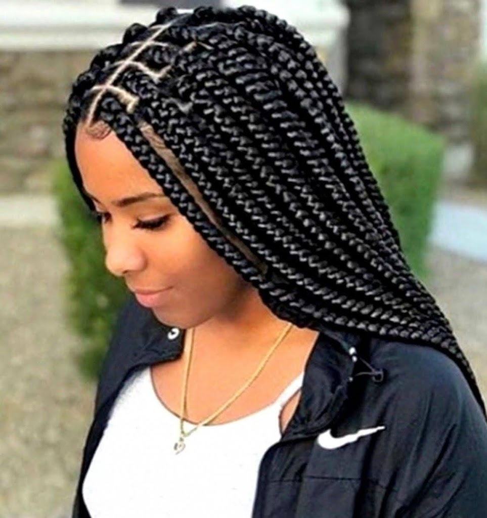 Box Braid Hairstyle Ideas For Black Girls Back to School