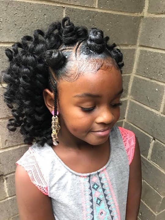 Beautiful hairstyles for school black girls 