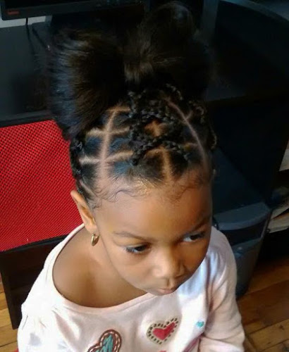 Little girl hairstyles with bows