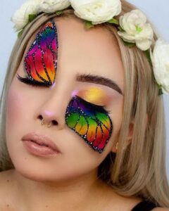 Butterfly Halloween makeup