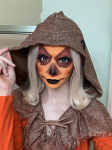 scary scarecrow Halloween makeup