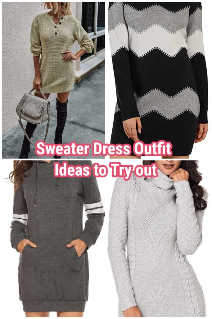 Sweater Dress Outfit Ideas to Try out