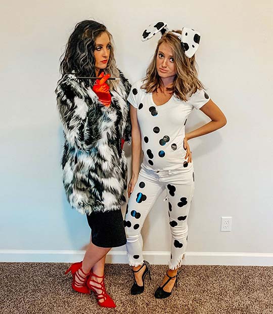 101 dalmatians costume Halloween easily 