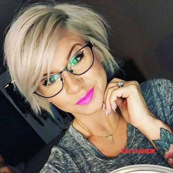 Short Hair With Glasses Over 50